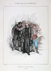 Arrestatiepeloton, Parijse Commune, 1871