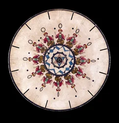Phenakistoscoop-schijf met een jongleur, ca. 1830