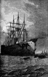 Oppakken van de Atlantische kabel, 1866 ca. 1880