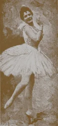 Pierina Legnani als Odette in het ballet Het Zwanenmeer