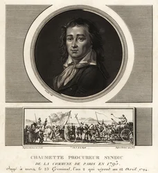 Pierre Gaspard Chaumette, Procureur Syndic de la Commune, atheïst