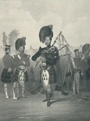 Piper, 42e Royal Highlanders, 19e eeuw, 1909