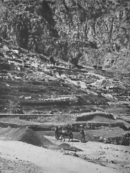Plaats van het beroemde orakel, Delphi, 1913