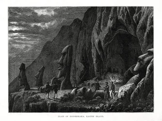 Vlakte van Ronororaka, Paaseiland, 1877