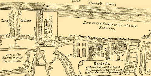 Plan van Bankside, begin zeventiende eeuw