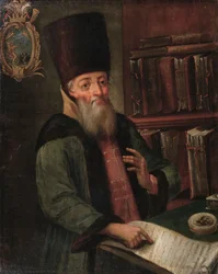 Portret van Afanasy Lavrentievich Ordin-Naschokin 1605-1680, 17e eeuw