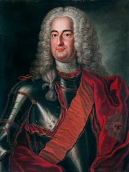 Portret van Albert Wolfgang, Graaf van Schaumburg-Lippe (1699-1748)