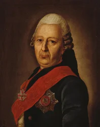 Portret van Alexey Mikhailovich Obrezkov 1718-1787, 1770s