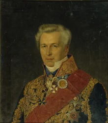 Portret van Baron Leo Karlovich Bode 1787-1859, 1850s