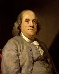 Portret van Benjamin Franklin