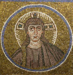 Portret van Christus, Byzantijns, vroege 20e eeuw origineel gedateerd laat 5e-vroege 6e eeuw