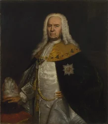 Portret van graaf Andrei Ivanovich Ushakov 1708-1739, midden 18e eeuw