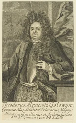 Portret van graaf Feodor Aleksejevitsj Golovin