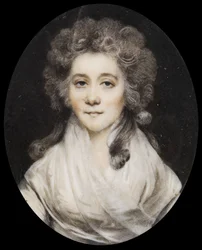 Portret van Gravin Anna Evgenyevna Obolenskaya 1778-1810, Laat 18e eeuw