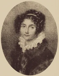 Portret van Gravin Josephine Deym van Stritetz, née Brunsvik de Korompa 1779-1821, c. 1800