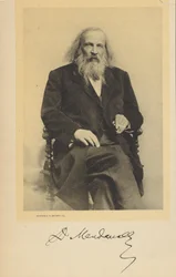 Portret van Dmitri Mendeleev, ca. 1900