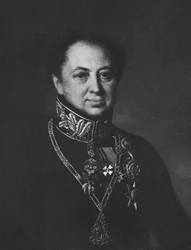 Portret van Dmitry Pavlovich Tatischev