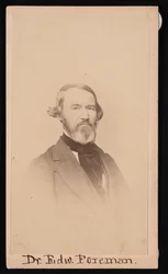 Portret van Dr. Edward R. Foreman 1808-1885, voor 1876