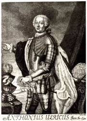 Portret van hertog Anthony Ulrich van Brunswijk 1714-1774