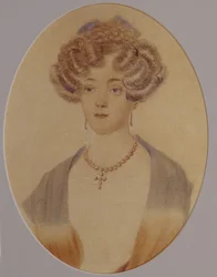 Portret van Ekaterina Nikolayevna Goncharova 1809-1843, eind jaren 1820-begin jaren 1830