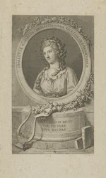 Portret van Elisa von der Recke 1754-1833, 1792