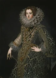 Portret van Elisabeth van Frankrijk 1602-1644, Koningin-gemalin van Spanje, ca. 1620