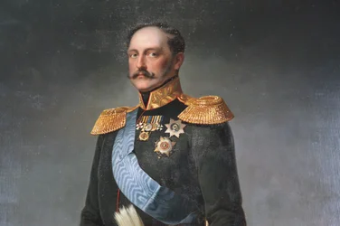 Portret van Keizer Nicolaas I, midden 19e eeuw
