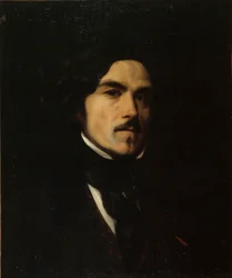 Portret van Eugène Delacroix 1798-1863, c. 1840