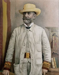 Portret van Fidel Alonso Santocildes (1844-1895), illustratie