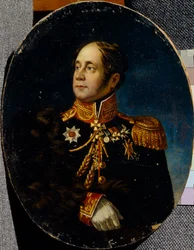 Portret van generaal Nikolai Martemyanovich Sipyagin 1785-1828