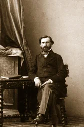 Portret van Guiseppe Verdi 1813-1901.