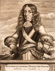 Portret van Hendrik Casimir II 1657-1696, Prins van Nassau-Dietz, 1675