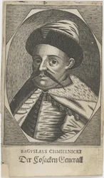 Portret van Hetman Bohdan Khmelnytsky 1595-1657, na 1650