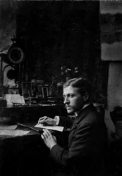 Portret van Hugo von Hofmannsthal 1874-1929, ca 1899