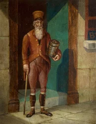 Portret van James Guidney, bekend als Jimmy de Rockman