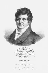 Portret van Jean Baptiste Joseph Fourier 1768-1830