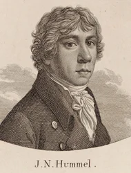 Portret van Johann Nepomuk Hummel 1778-1837