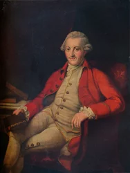 Portret van John Zoffany, 18e eeuw, 1917