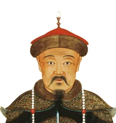 Portret van Kublai Khan 1215-1294, 13e eeuw