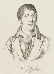 Portret van Louis Spohr 1784-1859, ca. 1830