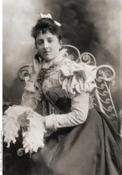 Portret van Lucy Maud Montgomery 1874-1942, 1891