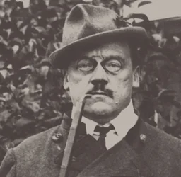 Portret van Ludwig Thoma 1867-1921, 1910s