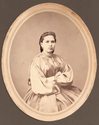 Portret van Maria Mikhaylovna Dostoevskaya 1844-1888