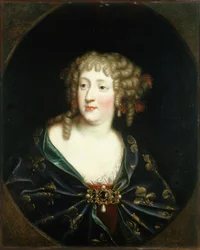 Portret van Maria Theresa van Spanje 1638-1683, Koningin van Frankrijk, ca. 1675
