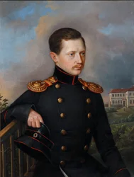 Portret van Nikolai Semyonovich Korsakov 1819-1889, ca. 1849