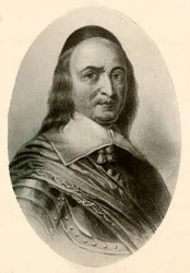 Portret van Peter Stuyvesant, in harnas en schedelkap, 1647, 1937