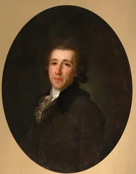 Portret van prins Fjodor Nikolajevitsj Golitsyn 1751-1827, 1790s