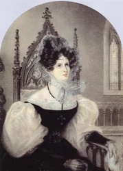 Portret van Prinses Zinaida Alexandrovna Volkonskaya 1792-1862