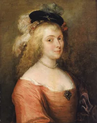 Portret van de vrouw van Rubens, 17e eeuw