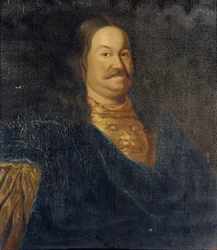Portret van Senator Prins Yakov Fyodorovich Dolgorukov 1639-1720, begin 18e eeuw